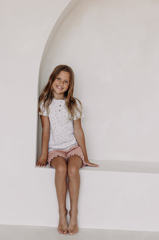 Girls Grey Sleep Tee