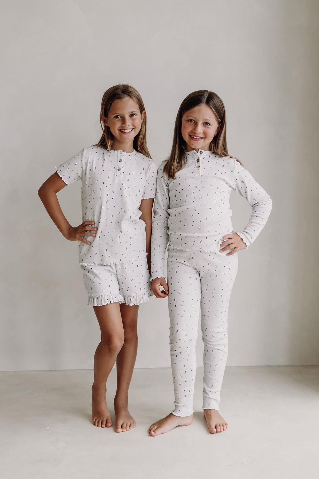 Girls Light Grey Sleep Pant