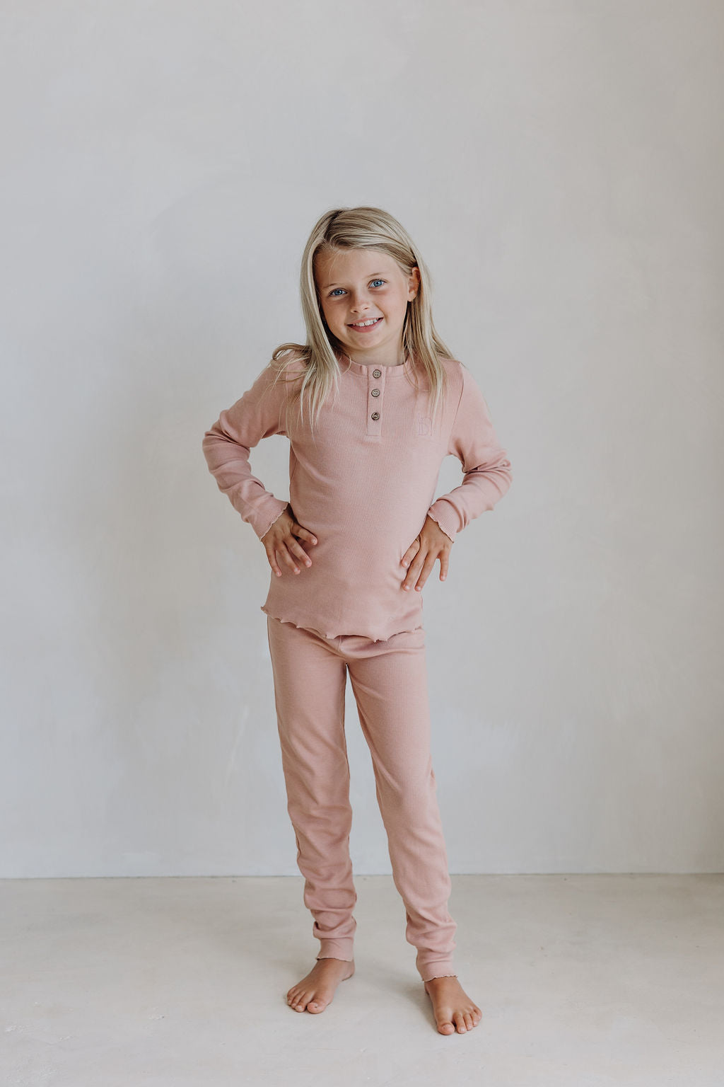 Girls Dusty Pink Sleep Pant