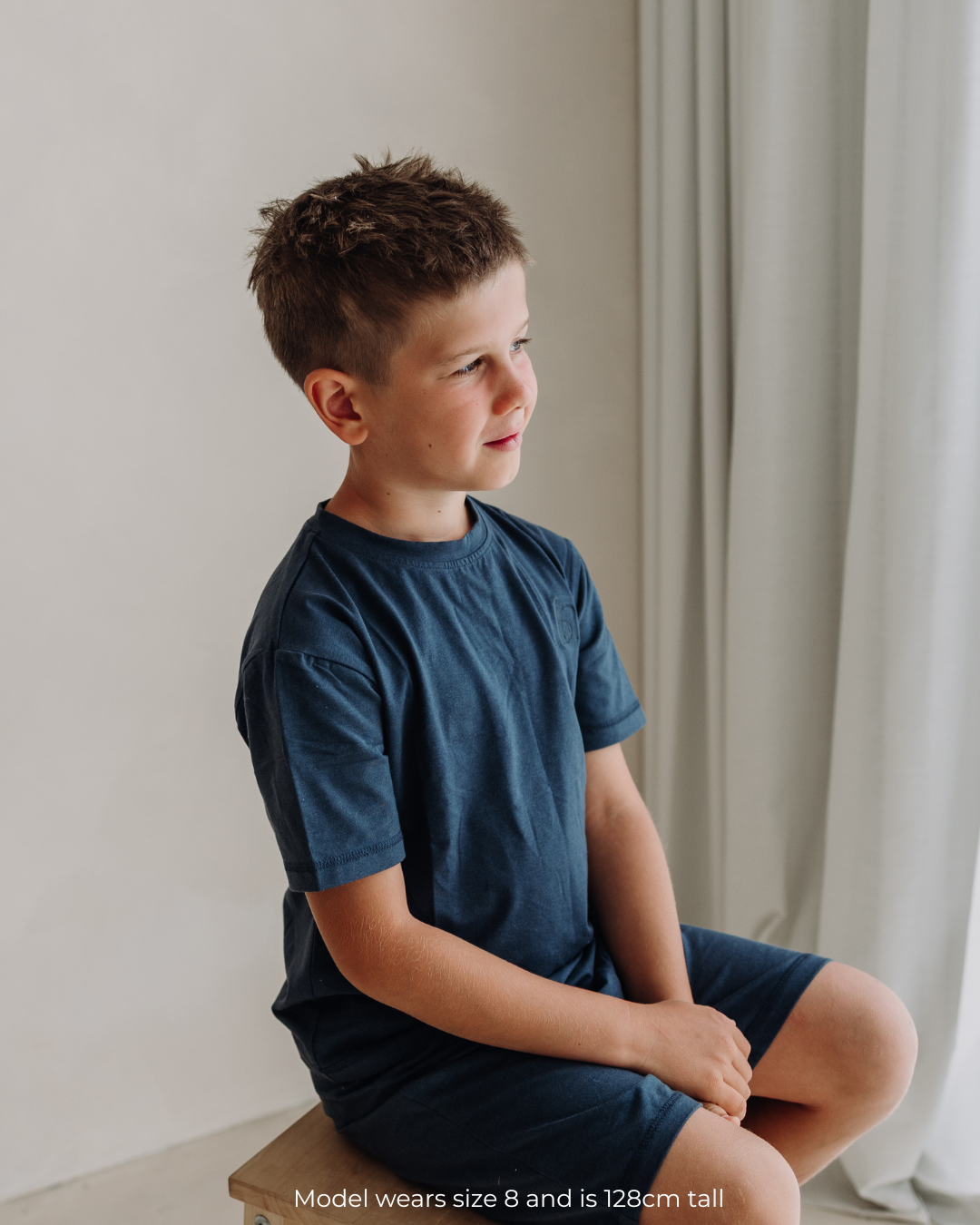 Boys short sleeve organic pyjama set