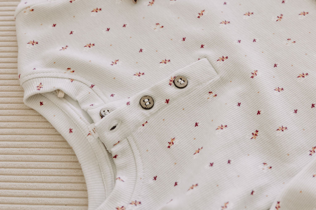Girls grey long sleeve organic pyjama set