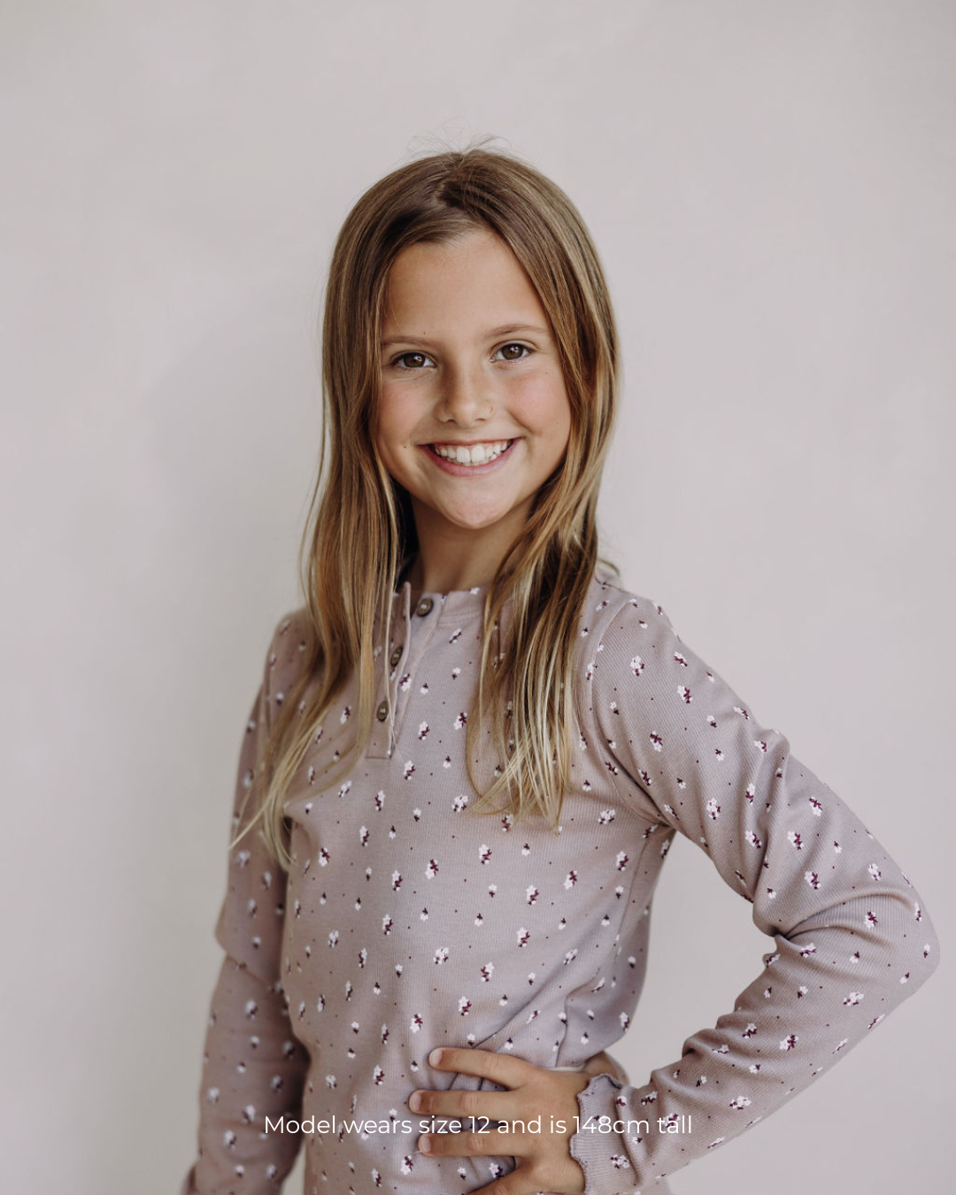 Non-toxic girls pyjama set made from organic cotton