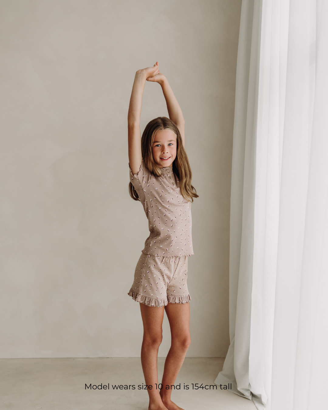 Soft breathable organic pyjamas for girls